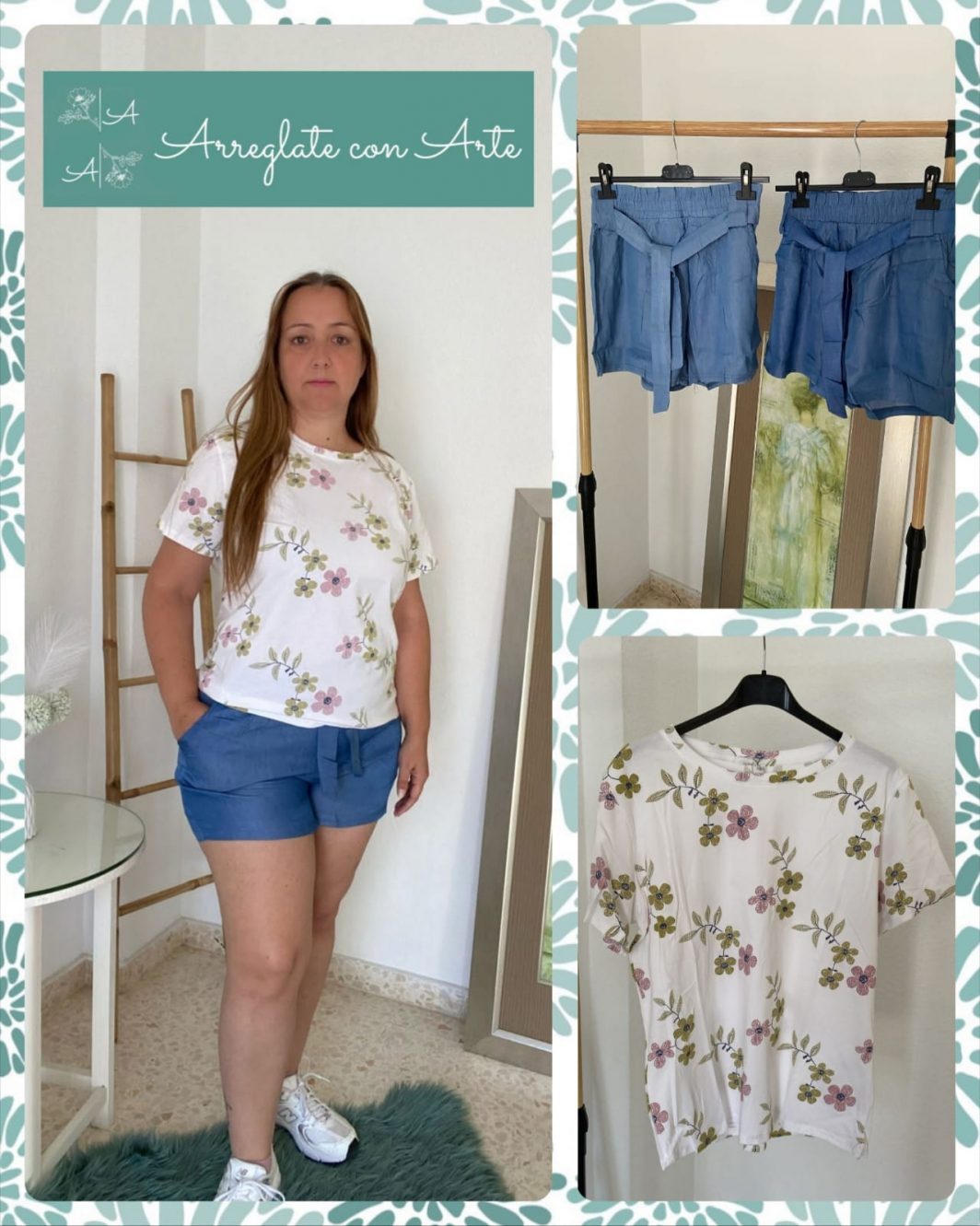 CAMISETA FLORES