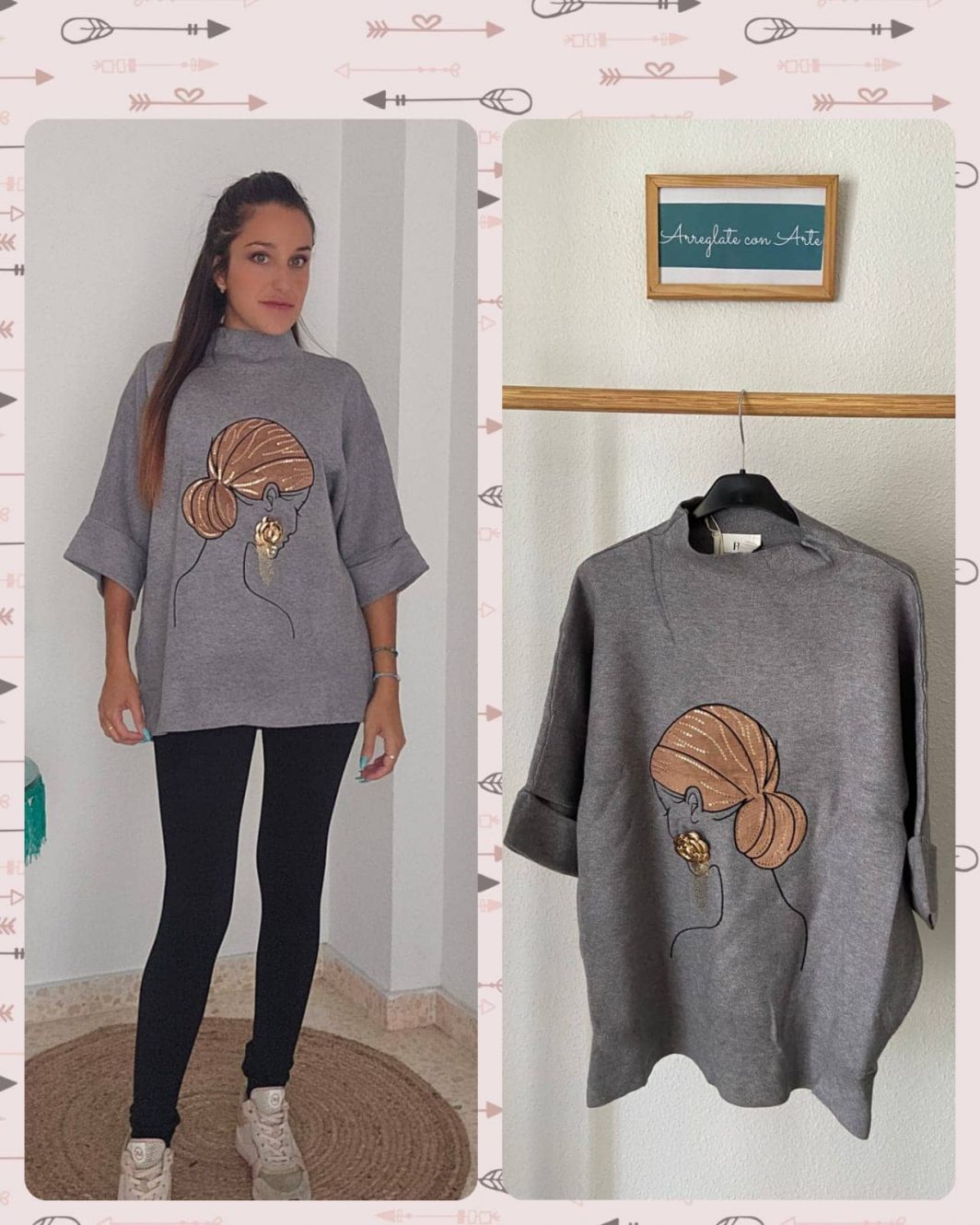 JERSEY MUÑECA GRIS