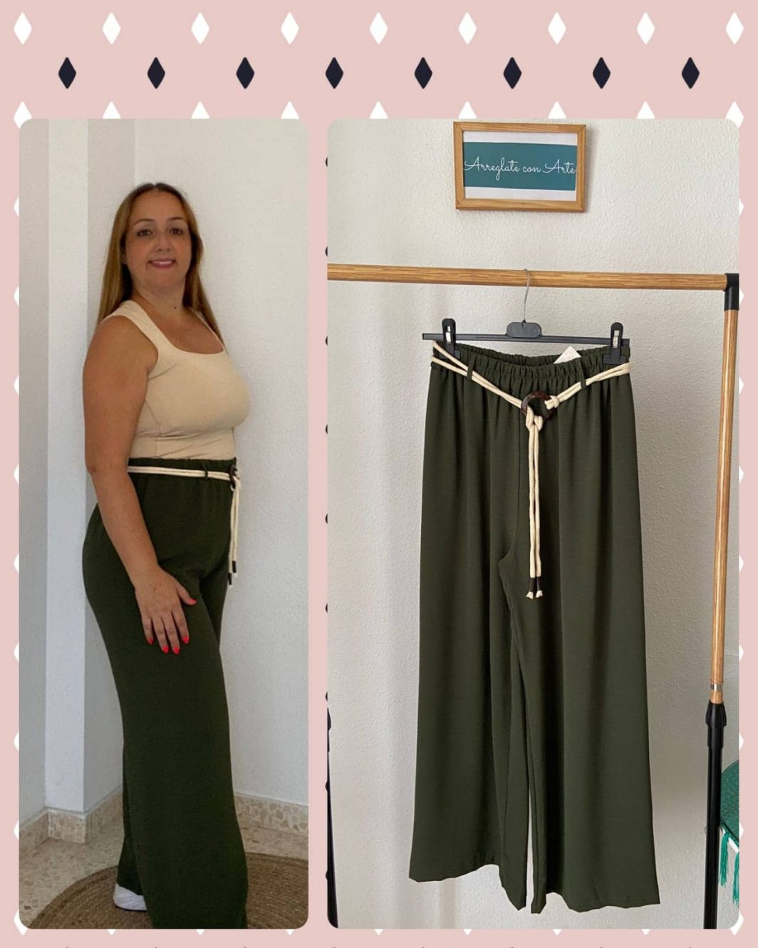 PANTALON CORDON VERDE BOTELLA
