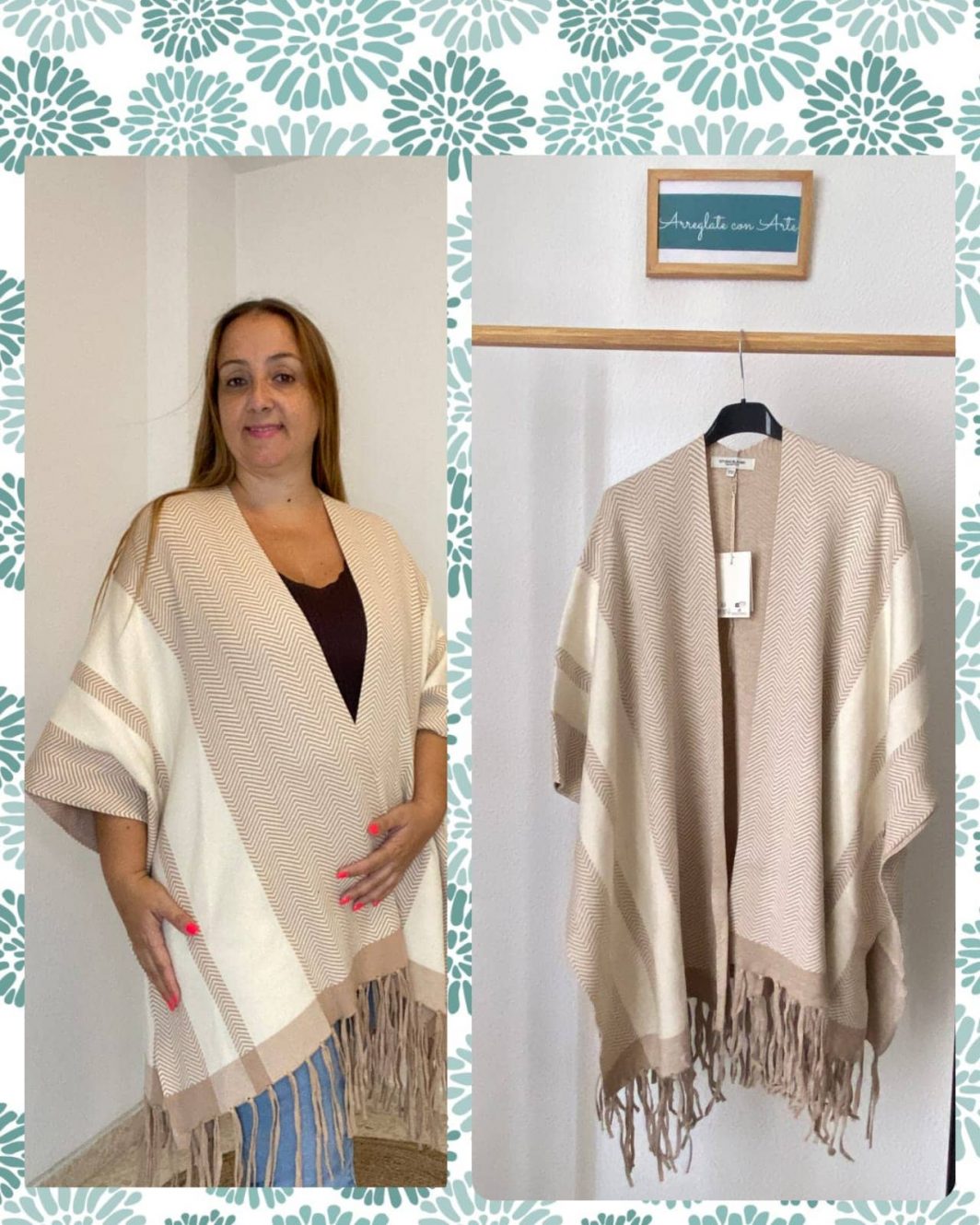 Poncho BEIGE