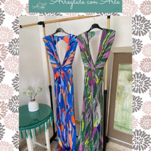 VESTIDO COLORES LARGO