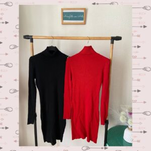 Alternative view of VESTIDO CUELLO ALTO