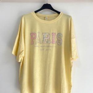 Camiseta Paris Amarilla