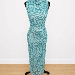 VESTIDO GASA ANIMAL PRINT