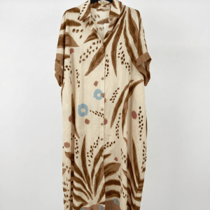VESTIDO ESTAMPADO BOTONES