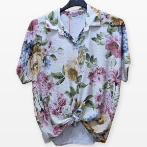 Camisa flores otoño
